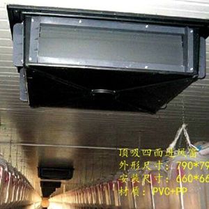 Ceiling ventilation window for piggery